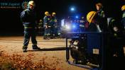 BildID: 2740 Dank dem Stromagregat ist die Beleuchtung der Einssatzstelle sichergestellt.
